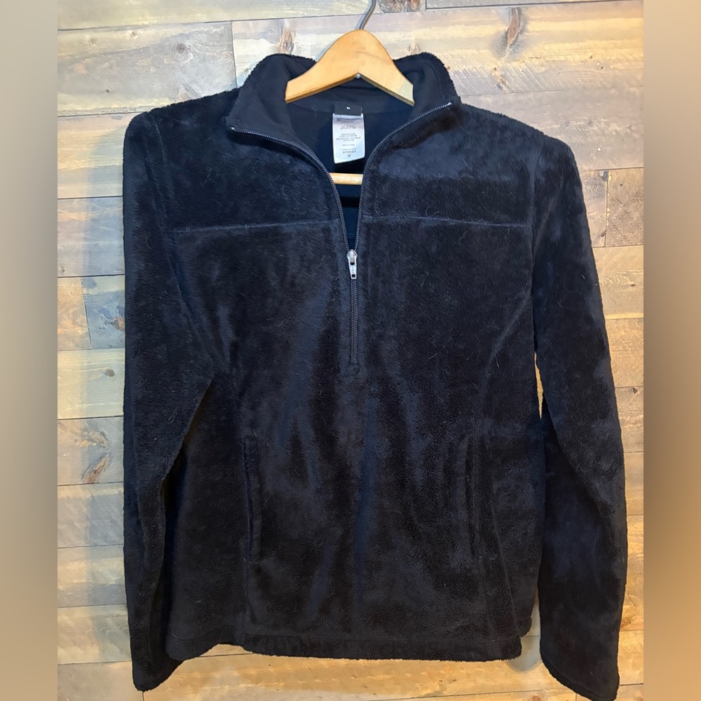 EXCELLENT CONDITION -high-pile Patagonia Fleece- 1/4 Zip w/pocket - size Med